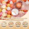 GOGOSO Ball Pit Balls for Toddlers Dogs Baby, 2.2 Inch Pastel Play Ball Toys Kid Ballpit, Bounse House, Birthday, Tent, Party,100 pcs, Cream Orange view 2