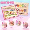 Syahro 2 in 1 Magnetic Color and Number Maze Montessori Toy for Girls Dual Purpose Wooden Magnetic Puzzle Early Learning Activity for Preschool Children Magnetic Maze Board Educational Game view 2