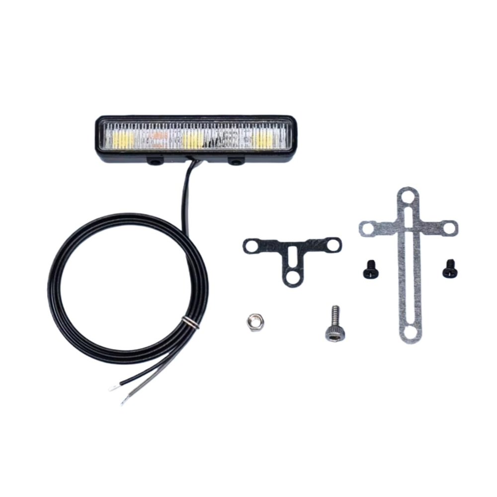 for Tamiya for Scania 770S 1/14 Rectangular Spotlight CFD-C30 Dump Truck Roof Light Trailer Tractor DIY Car Accessories Model Toy Rc Car Headlamps Lights
