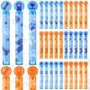 60 Pcs Blue Dog Paw Bubble Wands Mini Blue Orange Bubble Wand Dog Paw Print Bubbles for Birthday Party Favor Goody Bag Stuffer Filler Reward Gifts view 1