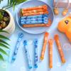 60 Pcs Blue Dog Paw Bubble Wands Mini Blue Orange Bubble Wand Dog Paw Print Bubbles for Birthday Party Favor Goody Bag Stuffer Filler Reward Gifts view 4