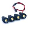 for Hyper Go for MJX Mjxrc 14303 1/14 Light Spotlight Remote Control Off-Road High Speed RC Cars Truck Upgrade Accessories Replacement Parts Rc Car Headlamps Lights view 3