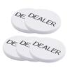 FELTECHELECTR 5Pcs Professional Poker Tokens Blind Bets for Poker Games and Home Play Non- Gambling Chips for Counting and Game Accessories view 1