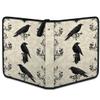 Kuquteed Bids Crows Trading Card Binder 9 Pocket 900 Cards Holder Collector Album with 50 Removable Sleeves Toys Gifts for Boys Girls Gray Floral Game Sports Cards view 2