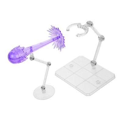 Milisten 2pcs Action Figure Stand Flight Base Scratch-resistant Plastic Stands for Display Easy Assembly for Collectibles