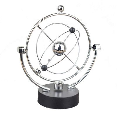 PZHANGZVH Colored Balls Ferris Wheel Permanent Motion Device Eternal Celestial Model Infinite Sleep Home Decoration Magnetic Accessories Toys Small Gifts (2 Pieces) Silver 2210.525cm