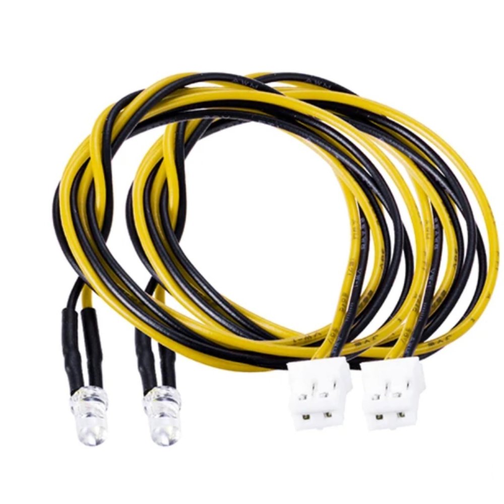 for Tamiya 1/14 Lights Strip PH2.0 Interface White/Yellow/Blue/Red RC Truck Tractor Model Car Upgrade Accessories Replacement Parts Rc Car Headlamps Lights(Yellow)