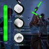 YOFOBU 60Pcs LED Glow Foam Sticks Bulk,Light Up Glow Sticks with 3 Flashing Modes,Green Glow Wands Party Pack,Glow In The Dark Party Supplies for Halloween,Christmas,St.Patrick,Easter,Birthday view 2