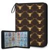 Kuquteed Deer Antlers Trading Card Binder 9 Pocket 900 Cards Holder Collector Album with 50 Removable Sleeves Gifts for Boys Girls Animal Pattern Game Sports Cards view 1