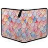 Kuquteed Colorful Mermaid Scales Trading Card Binder 4 Pocket 400 Cards Holder Collector Album with 50 Removable Sleeves Toys Gifts for Boys Girls Fish Scales Game Sports Cards view 2