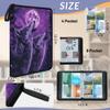 Kuquteed Forest Wolves Trading Card Binder 9 Pocket 900 Cards Holder Collector Album with 50 Removable Sleeves Gifts for Boys Girls Purple Moon Game Sports Cards view 3