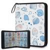 Kuquteed Starfish Conch Trading Card Binder 4 Pocket 400 Cards Holder Collector Album with 50 Removable Sleeves Gifts for Boys Girls Seashell Fish Game Sports Cards view 1