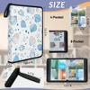 Kuquteed Starfish Conch Trading Card Binder 4 Pocket 400 Cards Holder Collector Album with 50 Removable Sleeves Gifts for Boys Girls Seashell Fish Game Sports Cards view 3