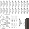 10 Pcs Furniture Anchors Anti Tip Furniture Anchors Kit Metal Furniture Wall Anchors Secure 400 Pound Furniture Earthquake Resistant Furniture Safety Straps for Baby Proofing Dresser Cabinet view 1