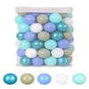 GOGOSO Ball Pit Balls for Toddlers Dogs Baby, 2.2 Inch Pastel Play Ball Toys Kid Ballpit, Bounse House, Birthday, Tent, Party,100 pcs,Blue Green view 1