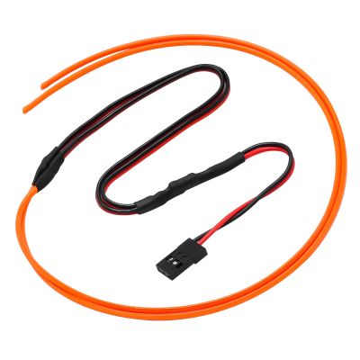 RC LED Light Strip 293mm Flexible Cuttable RC Car Lighting Kit for TRX4M SCX24 1/24 1/18 Crawlers Upgrade (Red)