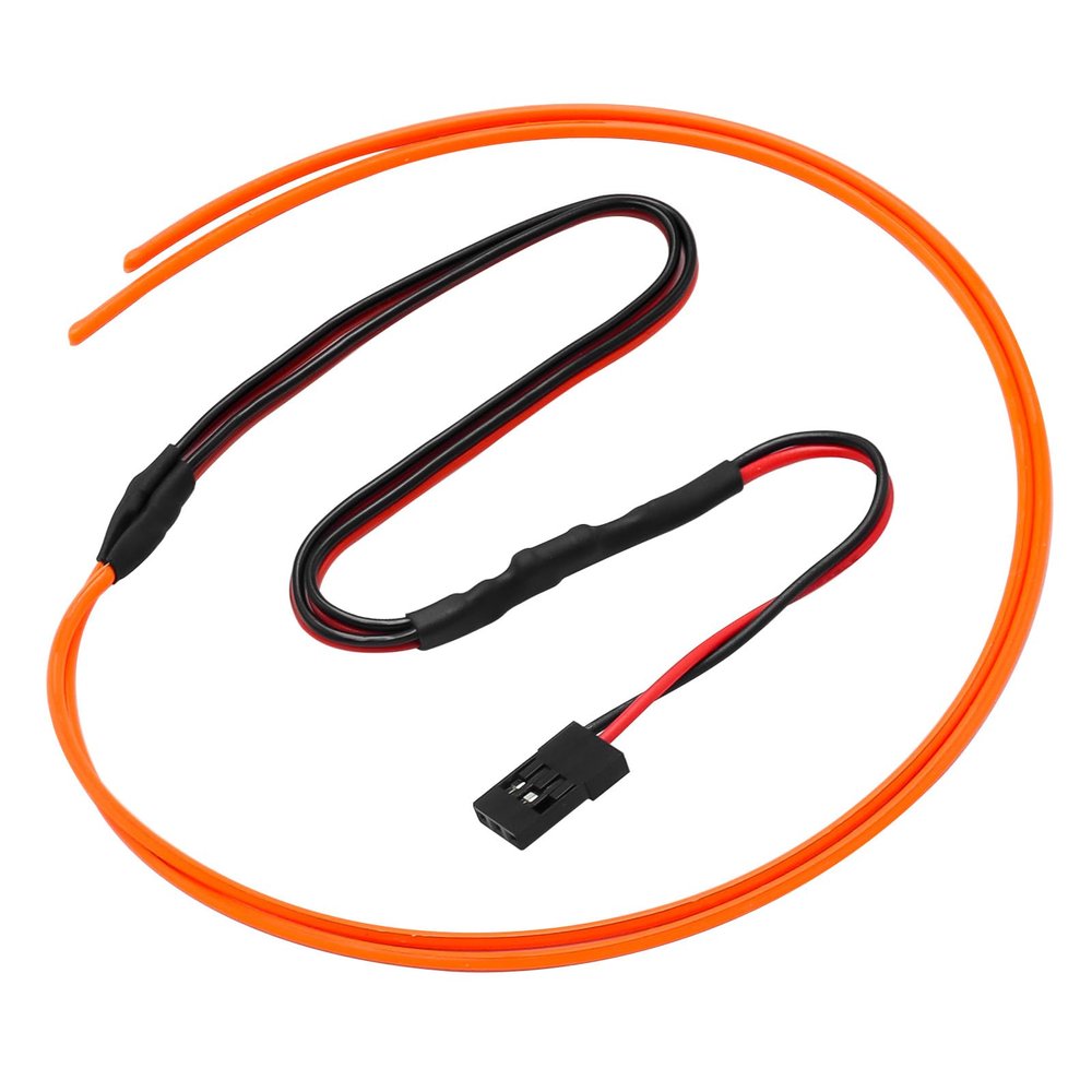 RC LED Light Strip 293mm Flexible Cuttable RC Car Lighting Kit for TRX4M SCX24 1/24 1/18 Crawlers Upgrade (Red)