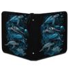 Kuquteed Fish Turtle Trading Card Binder 4 Pocket 400 Cards Holder Collector Album with 50 Removable Sleeves Gifts for Boys Girls Sea Jellyfish Game Sports Cards view 2