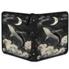 Kuquteed Cloud Whale Trading Card Binder 4 Pocket 400 Cards Holder Collector Album with 50 Removable Sleeves Toys Gifts for Boys Girls Night Moon Game Sports Cards view 2