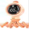 Stroller Fan for Baby with Night Light, 135 Automatic Air Swing (Orange) view 1