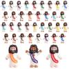 200pcs Little Jesus Figures in Bulk, Multicolor Mini Jesus Figurines Rubber Toys to Hide and Seek for Religious Party Favors , Sunday School Baptism, Christmas, Easter Egg Gifts for Kids, Man, Woman view 1
