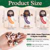 200pcs Little Jesus Figures in Bulk, Multicolor Mini Jesus Figurines Rubber Toys to Hide and Seek for Religious Party Favors , Sunday School Baptism, Christmas, Easter Egg Gifts for Kids, Man, Woman view 3