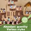 200pcs Little Jesus Figures in Bulk, Multicolor Mini Jesus Figurines Rubber Toys to Hide and Seek for Religious Party Favors , Sunday School Baptism, Christmas, Easter Egg Gifts for Kids, Man, Woman view 4