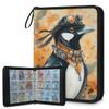 Kuquteed Watercolor Magpie Trading Card Binder 9 Pocket 900 Cards Holder Collector Album with 50 Removable Sleeves Gifts for Boys Girls Pilot Bird Game Sports Cards view 1