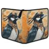 Kuquteed Watercolor Magpie Trading Card Binder 9 Pocket 900 Cards Holder Collector Album with 50 Removable Sleeves Gifts for Boys Girls Pilot Bird Game Sports Cards view 2