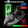 ConsoleXpress GPS RC Bait Boat for Fishing, 3 Compartments 500M Range Intelligent Cruise & Auto-Return Navigation 4.4lbs Load Capacity 5200mAh 2 Hours Use for Long-Range Bait Deployment view 4