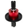50T Center Diff Set Compatible with Arrma 1/8 Kraton Bigrock Mojave EXB Upgrade Rc Car Steel Differential Part Replacement ARA310991(Red) view 1