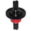 50T Center Diff Set Compatible with Arrma 1/8 Kraton Bigrock Mojave EXB Upgrade Rc Car Steel Differential Part Replacement ARA310991(Red) view 2