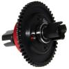 50T Center Diff Set Compatible with Arrma 1/8 Kraton Bigrock Mojave EXB Upgrade Rc Car Steel Differential Part Replacement ARA310991(Red) view 3