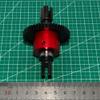 50T Center Diff Set Compatible with Arrma 1/8 Kraton Bigrock Mojave EXB Upgrade Rc Car Steel Differential Part Replacement ARA310991(Red) view 4