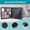 12 Pocket Trading Card Binder, 480 Pockets Trading Card Album, PU Leather Cover Cards Folder, Large Capacity Zipper Closure Cards Collection Album With Transparent Inner Page for Storage view 4