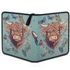 Kuquteed Highland Cattle Trading Card Binder 9 Pocket 900 Cards Holder Collector Album with 50 Removable Sleeves Toys Gifts for Boys Girls Cow Butterfly Flower Game Sports Cards view 2