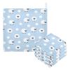 JHKKU Baby Sheep Washcloths Burp Cloths, 5 Pack view 1