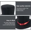 Yeory Top Hat, Felt Black Top Hat, Fashionable Magician, Retro Fedora Hats for Men Women Kids Butler Costume for Role Playing Themed Parties Festival, Magician view 3