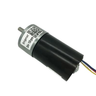 12V/24V High Torque BLDC Gear Motor - 8-1040 RPM Brushless DC Motor (Model: JGB37-3650) for DIY, Robotics & Industrial Use(90RPM_24V)