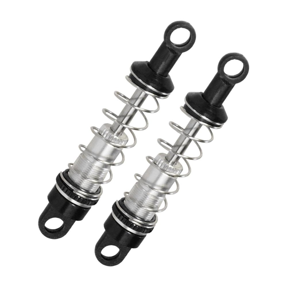 2 Pieces Shock Absorber Dampers Parts 1:12 Sturdy Replacement Easy to Use Accessories RC Shocks for D90 MN98V2 MN99sv2 MN78, Black