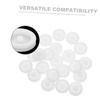 BESTYASH 40 Pcs Mute Plastic Pulley Wheel Dual Belt Pulleys for DIY Cars Airplanes and Models Versatile and Sturdy Design for Various Applications view 3