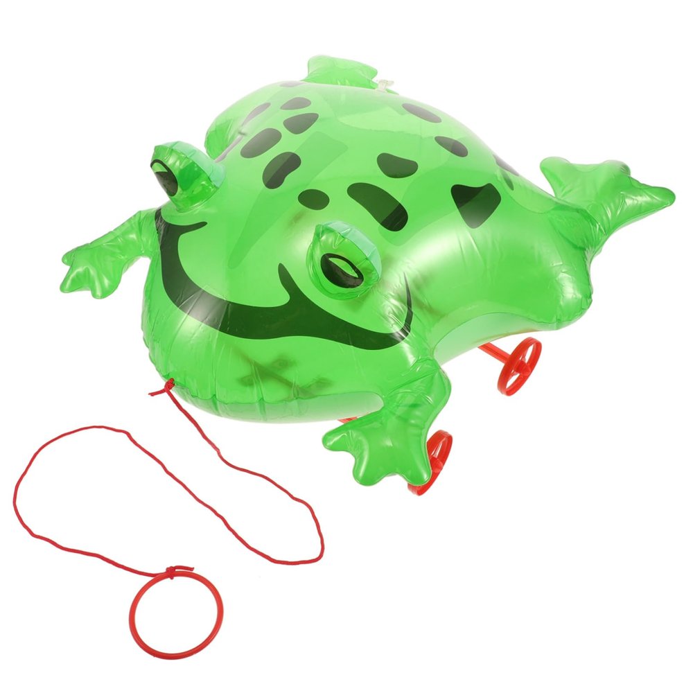 HANABASS Frog Pull Along for Engaging Montessori Frog Wheels Supplies and Safe Fun