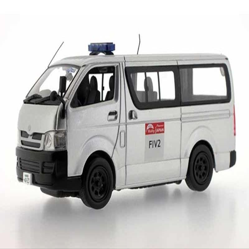 - 1/43 Scale Model car Compatible with Toyota HIACE Van 2008 Rally Japan Service IXO J Collection - JC218