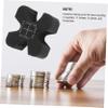 Alipis 2pcs Organizer Change Storage Holder Durable Coin Dispenser for Car with Multiple Slots Compact Design view 3