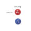 Gogogmee 3 Packs Raffle Game Balls Sphere Party Props for Games Lightweight Compact Design for view 4