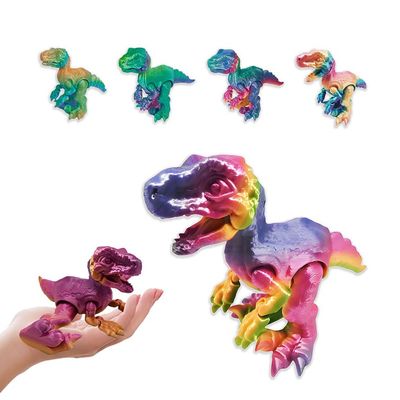 DOSEVENTOY 3D Printed Dragons,6" Colorful 3D Printed Flexible Articulated Dragon Fidget Toys,Cool Stuff Fun Gifts,Home Office Desk Decor,Adults Teens Boy Gifts Easter Basket Stuffers