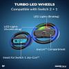 Maxx Tech Turbo Boost Racing Kit for Switch 2 & 1 - Includes: Turbo Boost Racing Downloadable Code in Box; 2 x Turbo LED Racing Wheels view 3