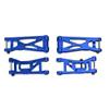BEAXTURBO Racing Upgrade Parts R/C CNC 7075 Aluminum Front & Rear Lower Arms for LOSI 1/24 Micro-B LOS-1768 (Blue) view 2