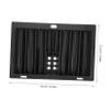 VICASKY 350pieces Convenient Poker Chip Tray Poker Chip Display Case Holder Portable Box Case Empty for Board Game Table view 2