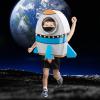 Hisxrcal Rocket with Cardboard Box Model, Space Birthday Party Supplies, Space Birthday Decoration for Kids, Rocket view 2
